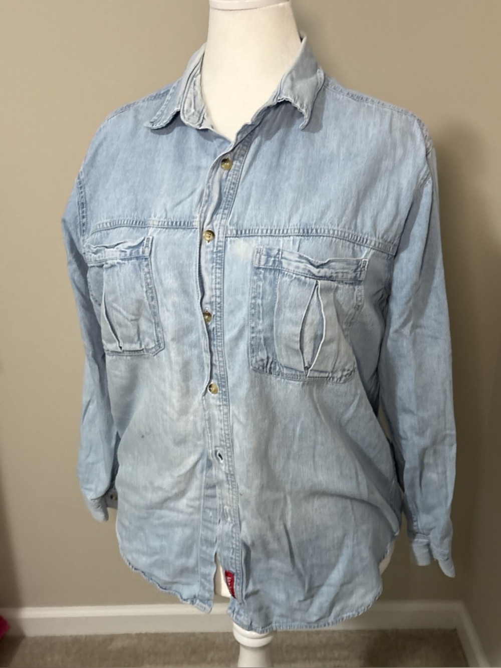 Marlboro Country Store vintage denim button shirt.